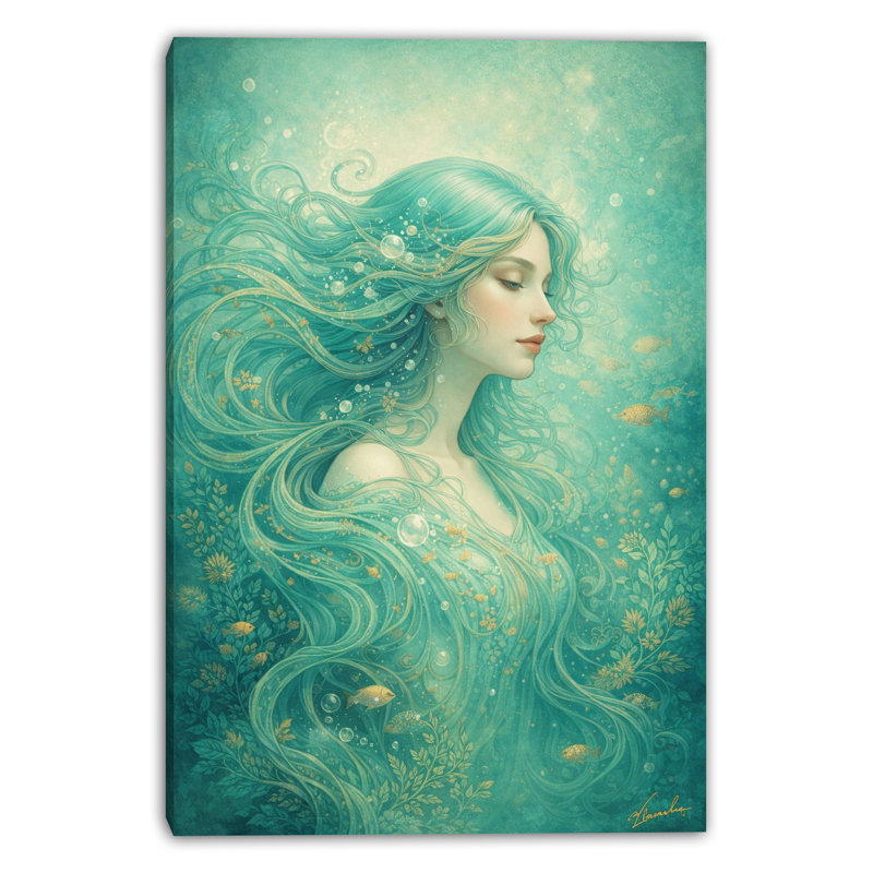 «Tender Horizon», art mural sur toile tendue, L 30 po x H 40 po x P 1,5 po
