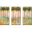 Palms at Dusk - Ensemble de 3 peintures sur toile tendue-1402985292