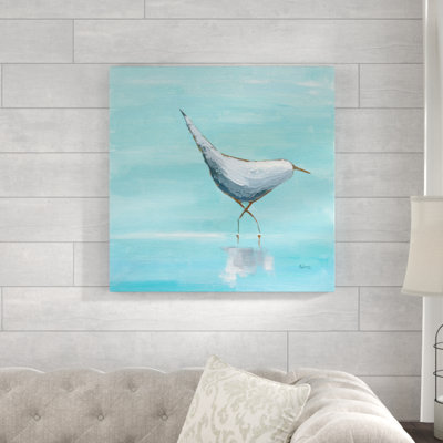 Egret I by Phyllis Adams - Wrapped Canvas Painting