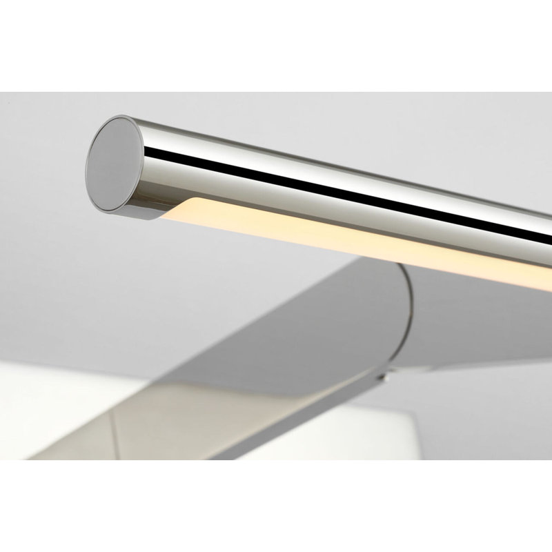 Axis Pivoting Library Light, Polished Nickel, 3" H x 18" W x 13.25" D