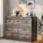 Lit escamotable multifonctionnel pliable avec station de charge et 1 grand tiroir de rangement-230405330-230405329