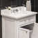 Derby 30" Carrara White Marble Countertop Bath Vanity with Faucet and Mirror