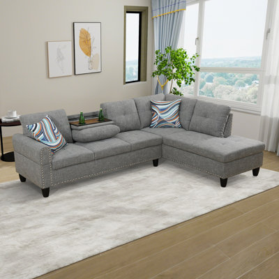 97" Wide Sofa & Chaise Set