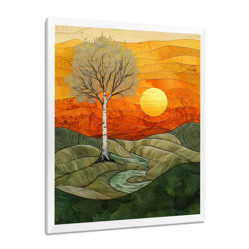 Whittlesey - paysages, impressions d'art mural, H 20 po x l 12 po, Blanc, Avec cadre