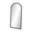 Prynne Mirror-Black Aluminum