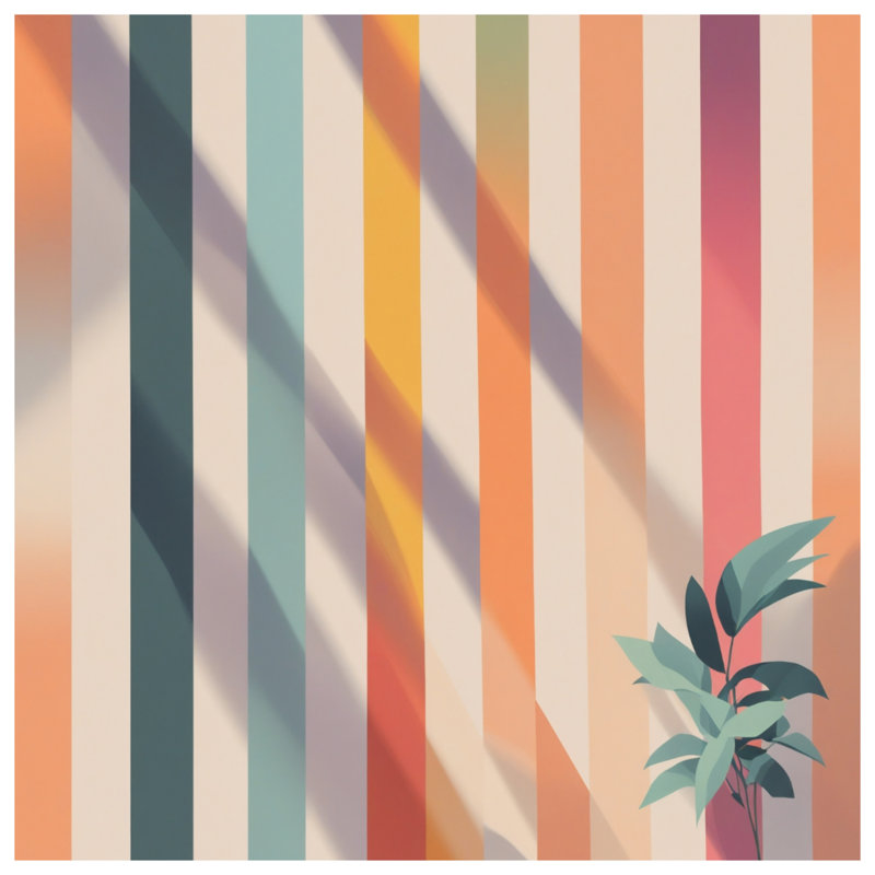 Tapis de bain mural à rayures verticales, L 24 po x L 17 po