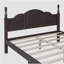Structure de lit plateforme en bois, lit plateforme de style rétro avec support de traverse en bois-1527942158