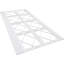 Panneaux muraux blancs 94,5 "(paquet de 4)-69958223