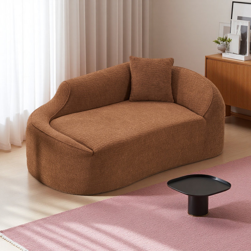 Chaise longue longue à compression Compression, Caramel