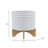 Modern Textured Ceramic Planter with Stand Indoor Outdoor-1815946773-1815946782