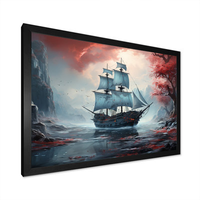 Pirate Shipwreck 1 - Pirate Framed Wall Art