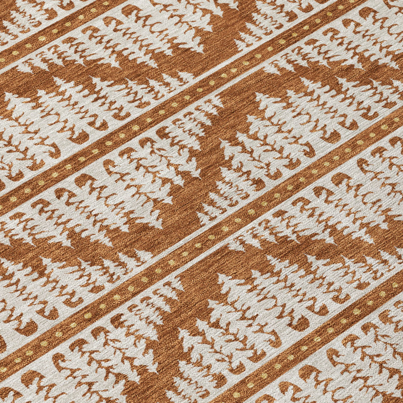 Tapis intérieur / extérieur lavable à la machine Chantille ACN2985, Paprika, 3 pi x 5 pi