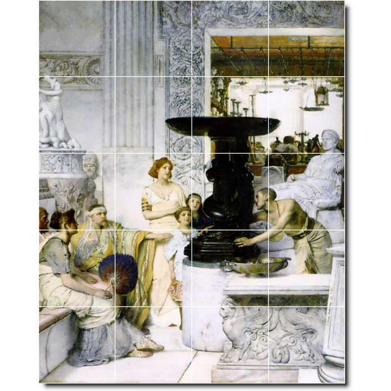 Carreau de céramique décorative 24 po x 30 po 6 po x 6 po, Historique 229