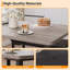 Ensemble de table de salle à manger, ensemble de sièges rembourrés, ensemble de 3 pièces pour 4 personnes, coin-repas peu encombrant, style moderne