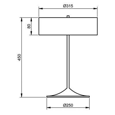 Malibu Metal Buffet Lamp
