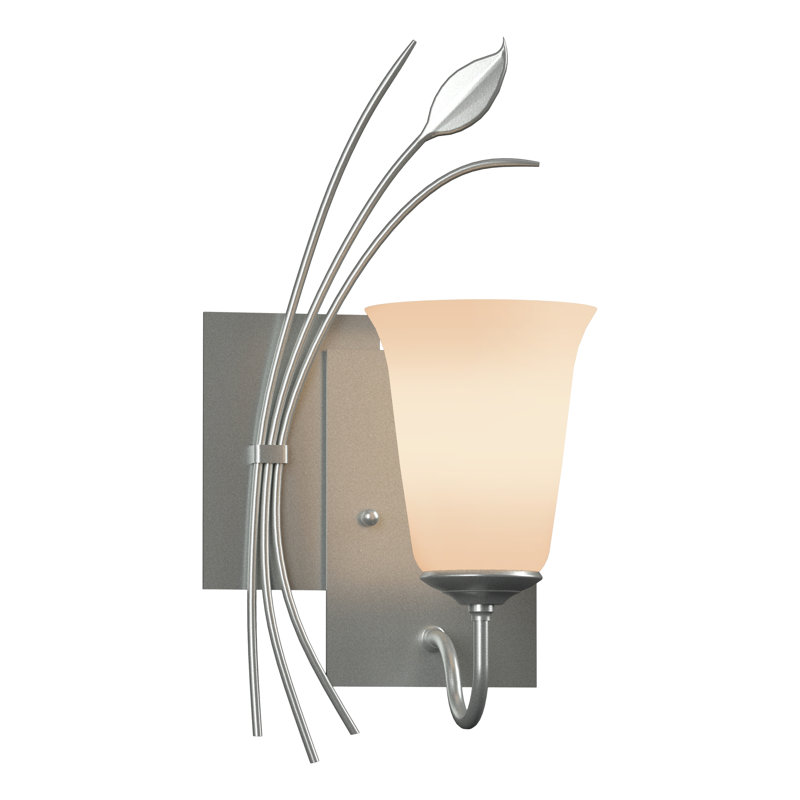Leaf 1 - Light Dimmable Armed Sconce, Vintage Platinum, Left