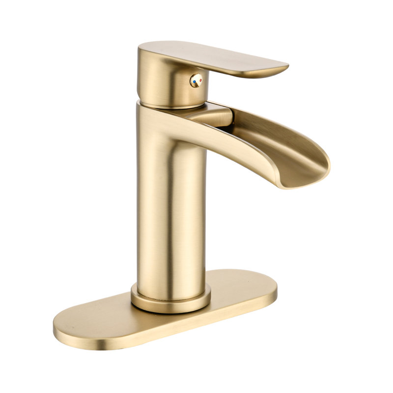 Waterfall Bathroom Faucet Single Handle Bathroom Sink Faucets