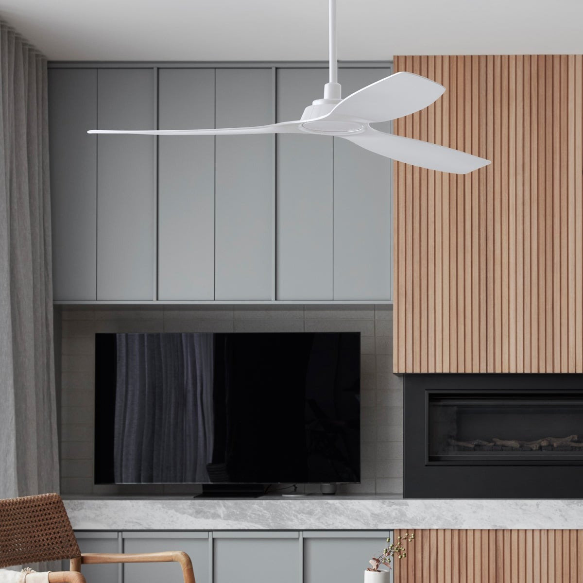 Willow 52" Ceiling Fan, White