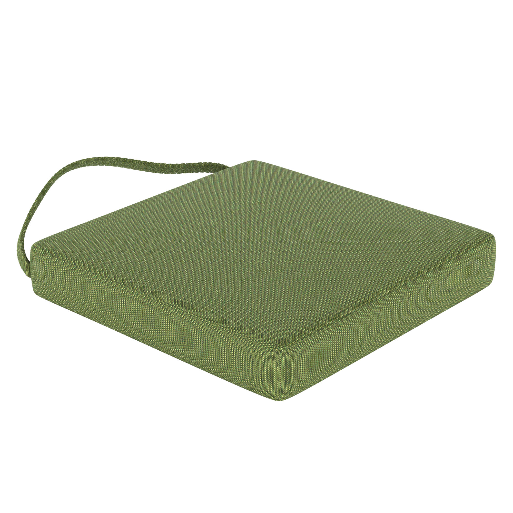 Sunbrella® Indoor/Outdoor Dining Chair Cushion, Spectrum Cilantro Sunbrella® Plainweave