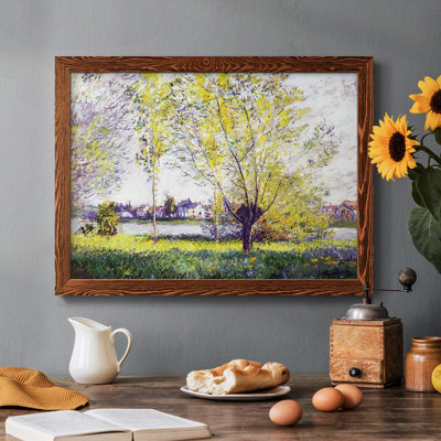 Les saules, 1880, peinture sur toile encadrée