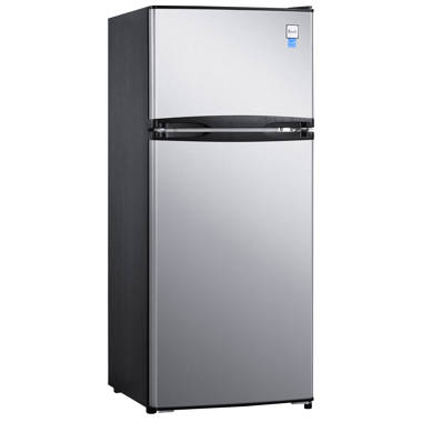  GE Mini Fridge With Freezer, 3.1 Cubic Ft., Double-Door  Design With Glass Shelves, Crisper Drawer & Spacious Freezer, Small  Refrigerator Perfect for the Garage, Dorm Room, or Bedroom