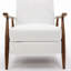Fauteuil inclinable à accoudoirs en bois-1966182754