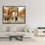 Arc de triomphe en automne, reproduction sur toile