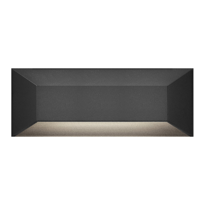Hinkley Nuvi Rectangular Deck Sconce, Black