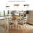 Strongsville 40.13 " Extendable Round with Solid Wood Base Dining Table
