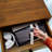 Acacia Silvia Solid Wood Nightstand with 2 - drawer-1968480212