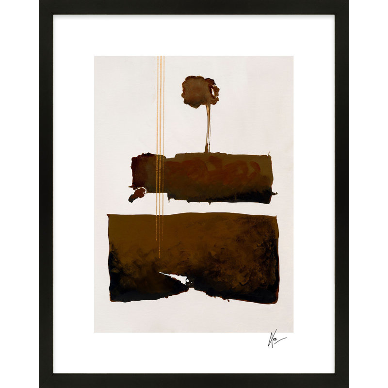 Walk With Me Print by Lee Lessem, Black, 30" H x 24" W x 1.25" D