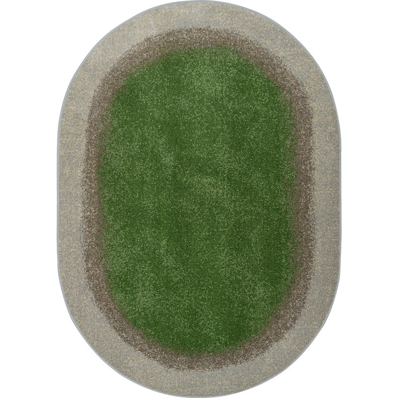 Tapis Grounded by Joy Carpets, Ovale 5 pi 4 po x 7 pi 8 po