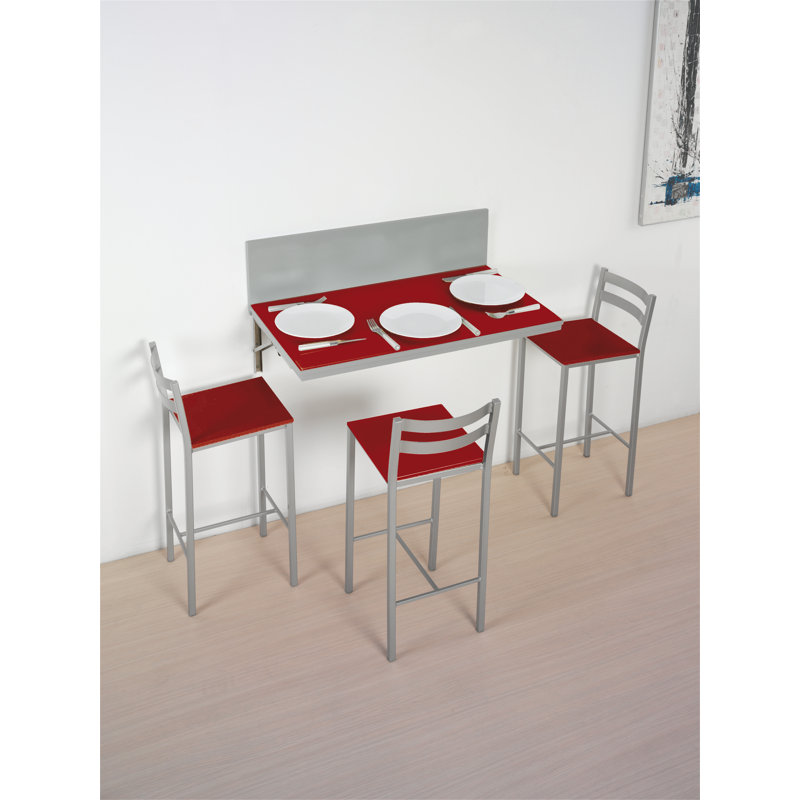 Enderson Rectangular 90Cm L x 50Cm W Dining Table, Red