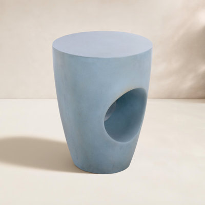 Avoriaz Concrete Abstract End Table
