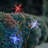 Exhart Solar Patriotic Triple Starburst Garden Stake in Red, White, and Blue with Three LED Lights, 11x33"