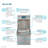 ezH2O Bottle Filling Station & Versatile Bi-Level ADA Cooler Refrigerated SS HC Lead Reduction QFC