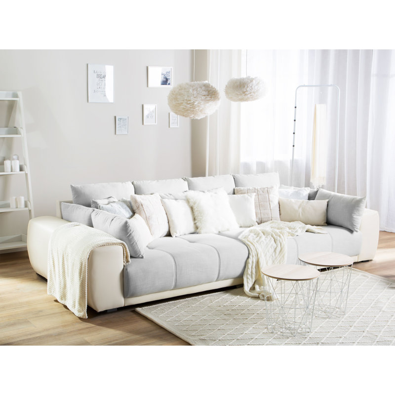 Myra 5 Seater Sofa, Light Beige