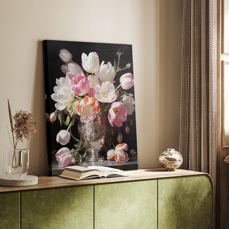 FLORAL Series DCCVVIV - Gallery Cavas, H 18 po x l 12 po