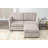 Toxi 58.26" Upholstered Loveseat with Ottoman-608522545