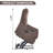 Chenille Single Motor Power Lift Recliner Chair with Massage and Heat for Elderly, Heavy Duty Motion Mechanism and One USB for Charging, Max Reclining Angle 155°-1443368564