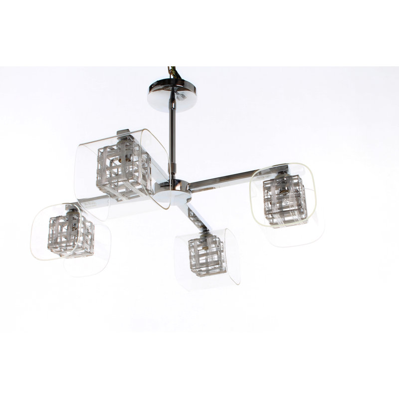 Johnathan Glass Semi Flush Mount