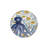 Blue Octopus Patterned Woven Base Washable Rug-1569393281