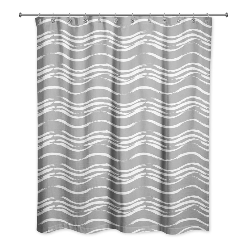 Rideau de douche Rosicela, Gris