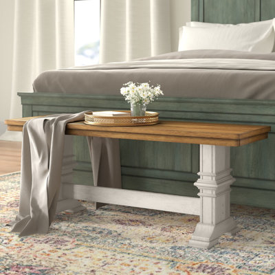 Marcotte Solid Wood Bench