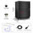 24 Inch Beverage Refrigerator Freestanding/Built-In Drawer Cooler Fridge Under Counter With Locking Swivel Casters And Grid Organizer - Black