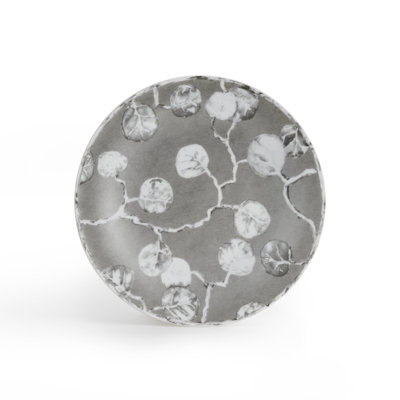 Botanical Leaf Handmade Porcelain Salad/Dessert Plate