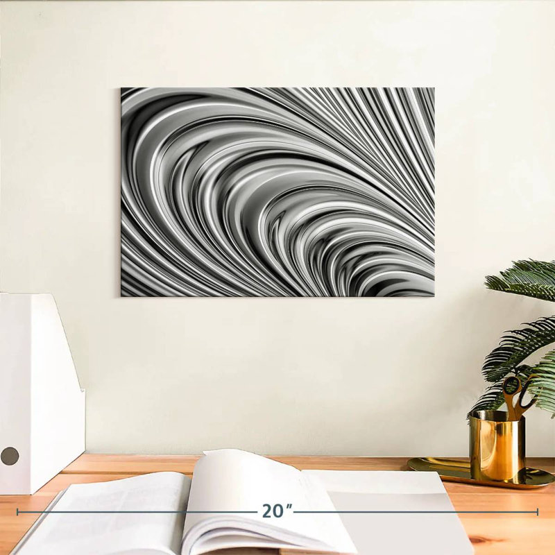 Avery Metal Wave, 8" H x 12" W