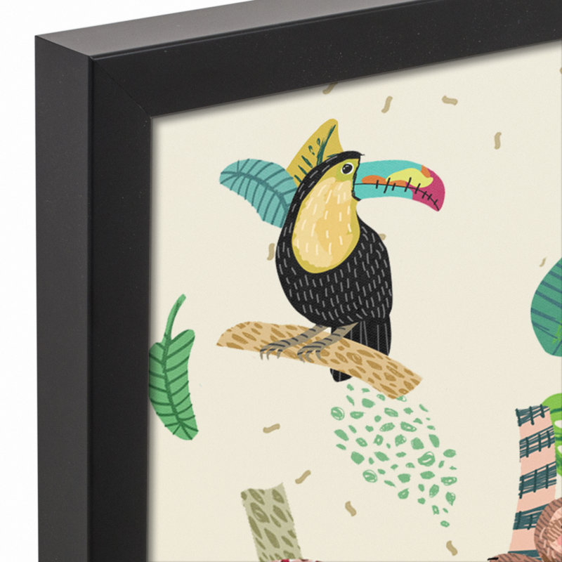 Diaz Animals Framed Art, 15.75" H x 12.75" W x 1.75" D