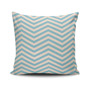 Chevron Cotton Blend Indoor/Outdoor Throw Pillow