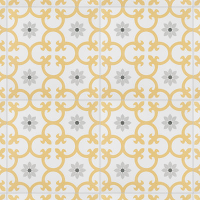 Merola Tile Daria 10" x 10" Porcelain Patterned Wall & Floor Tile